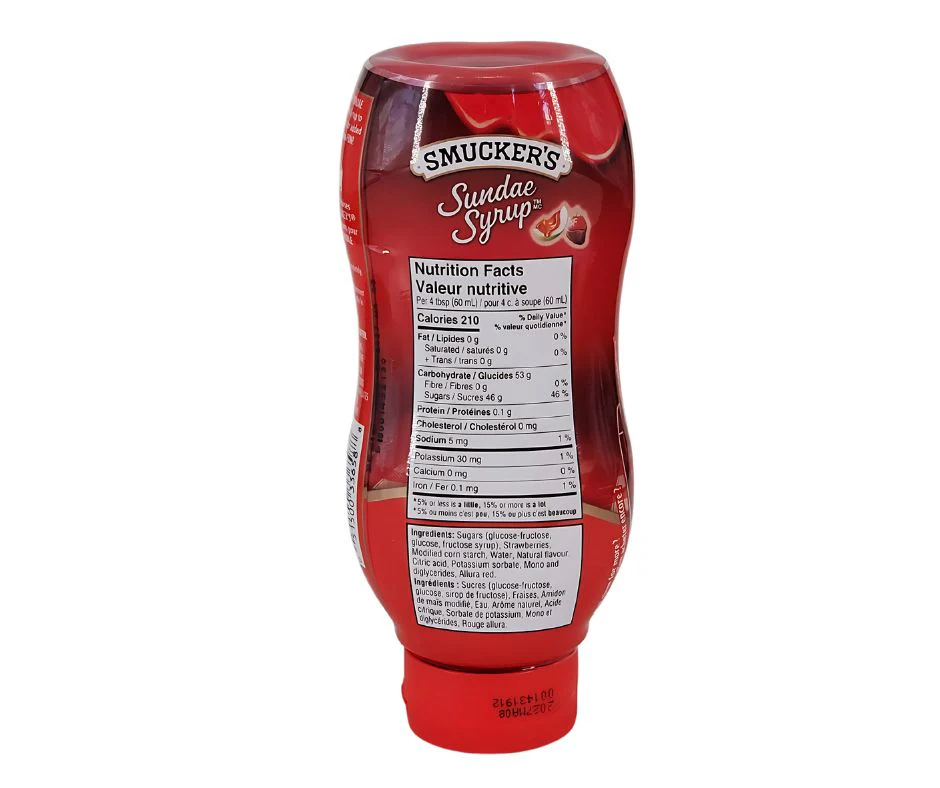 Smuckers - Sundae Syrup - Strawberry - Image 2