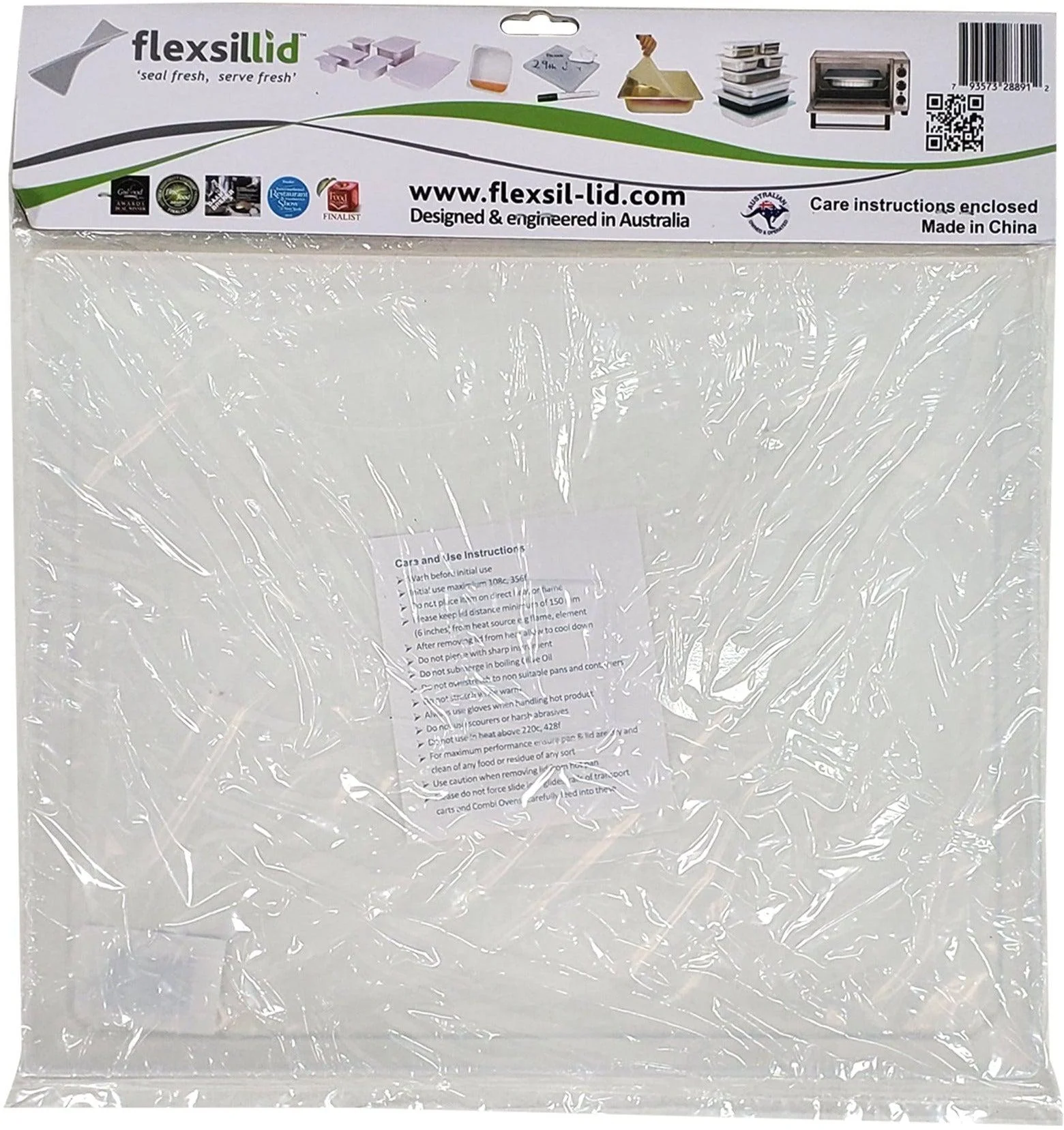 CLR - Flexsil Food Pan Lid - 1/2 Size - Image 2
