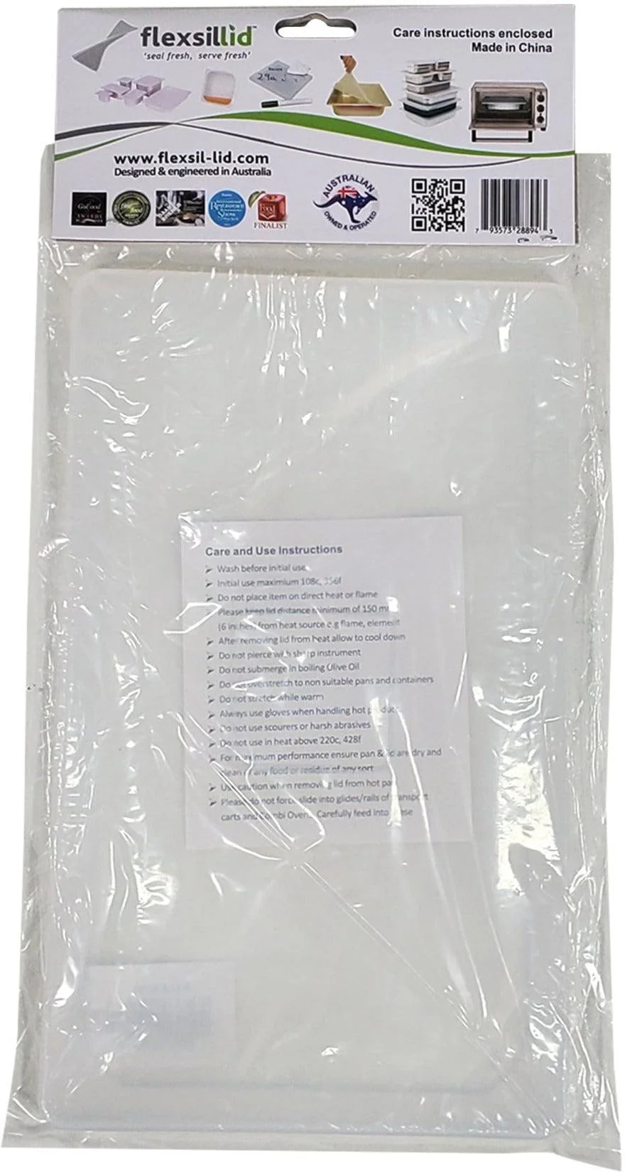 CLR - Flexsil Food Pan Lid - 1/4 Size - Image 2