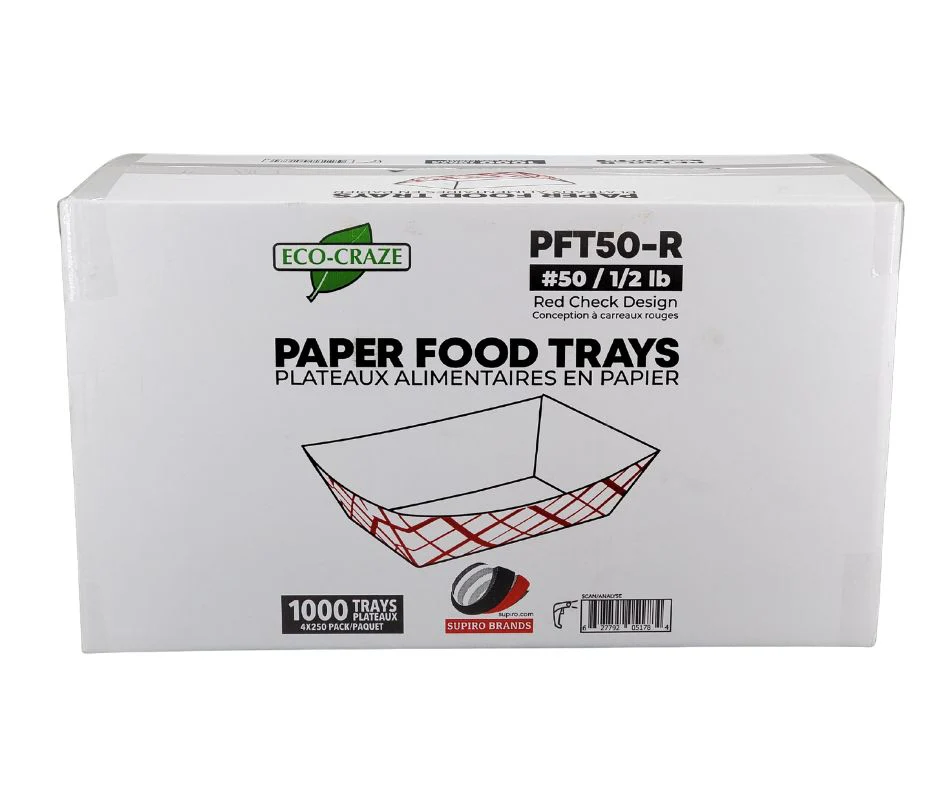 Eco-Craze - Food Trays - 1/2 lb - #50 - Image 5