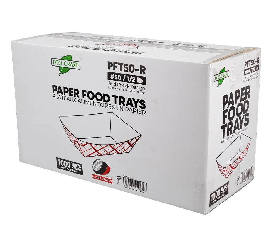 Eco-Craze - Food Trays - 1/2 lb - #50 - Image 7