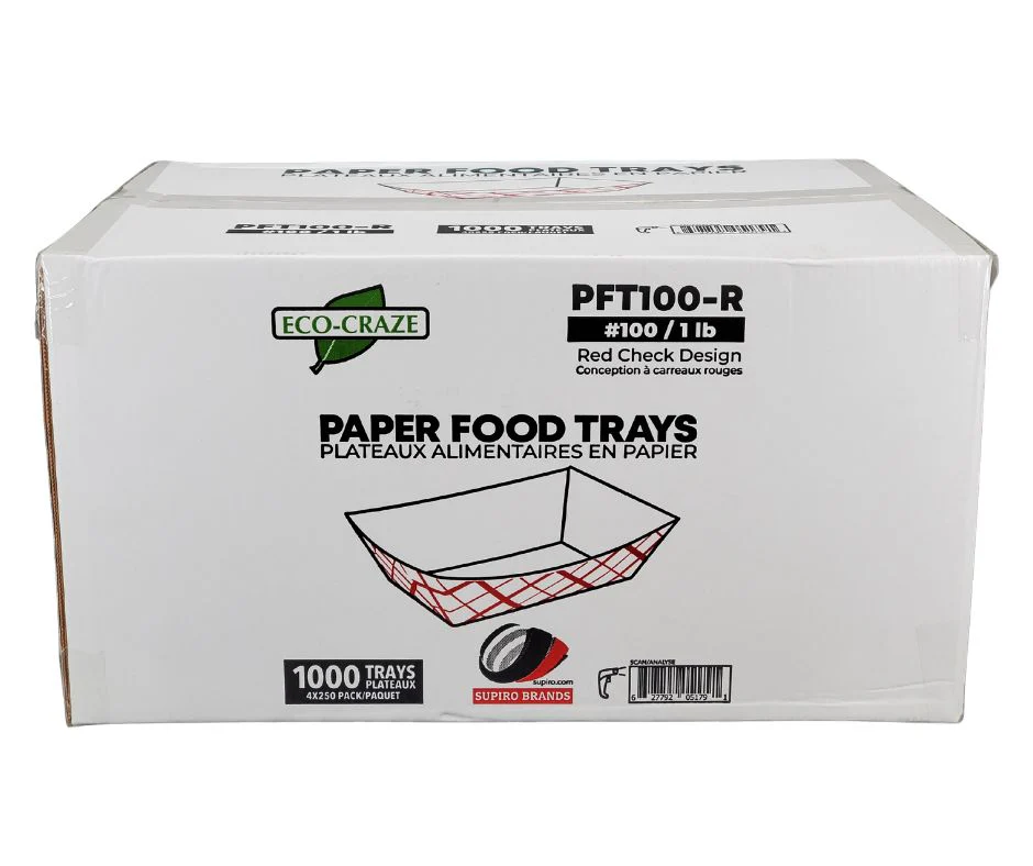 Eco-Craze - Food Trays - 1 lb - #100 - Image 4