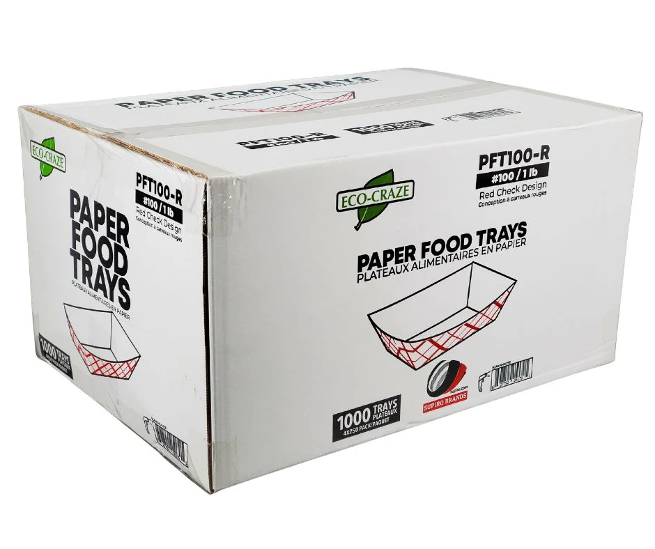 Eco-Craze - Food Trays - 1 lb - #100 - Image 5
