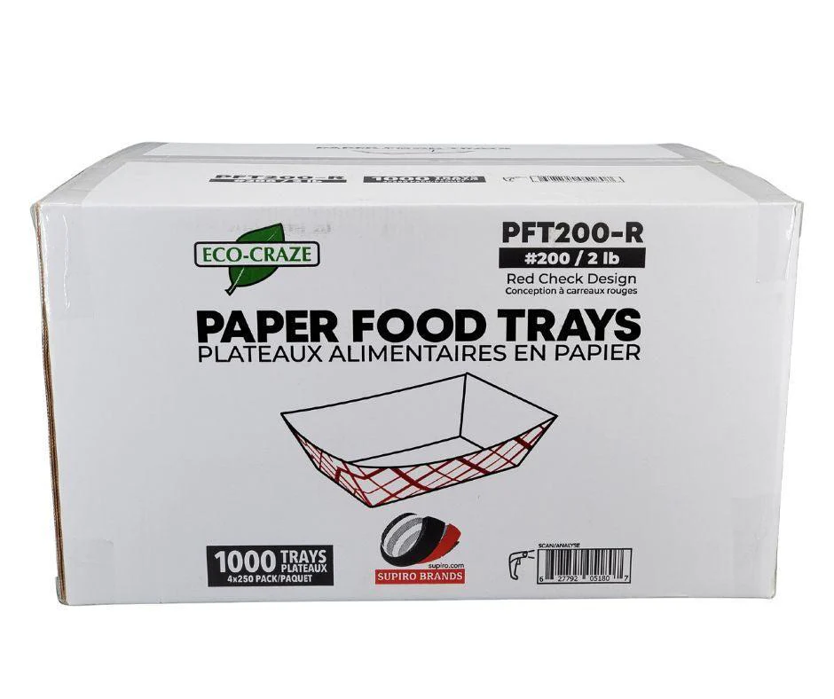 Eco-Craze - Food Trays - 2 lb - #200 - Image 3