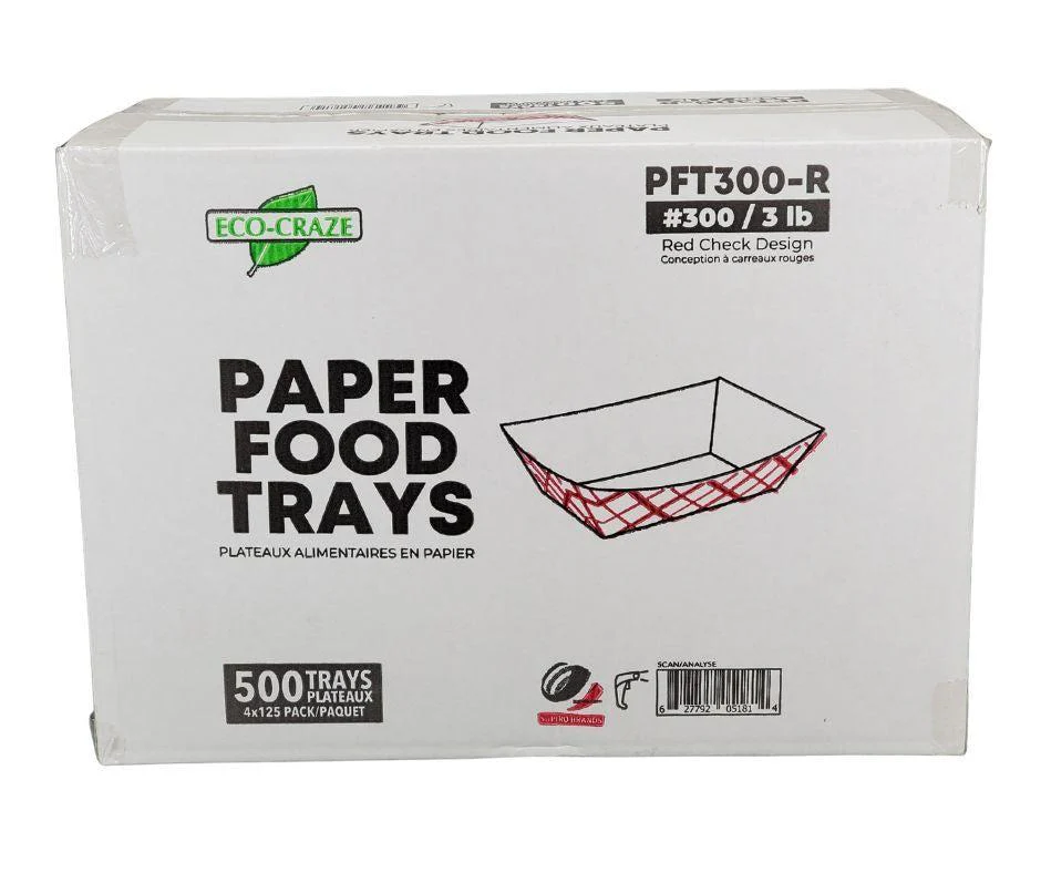 Eco-Craze - Food Trays - 3 lb - #300 - Image 3