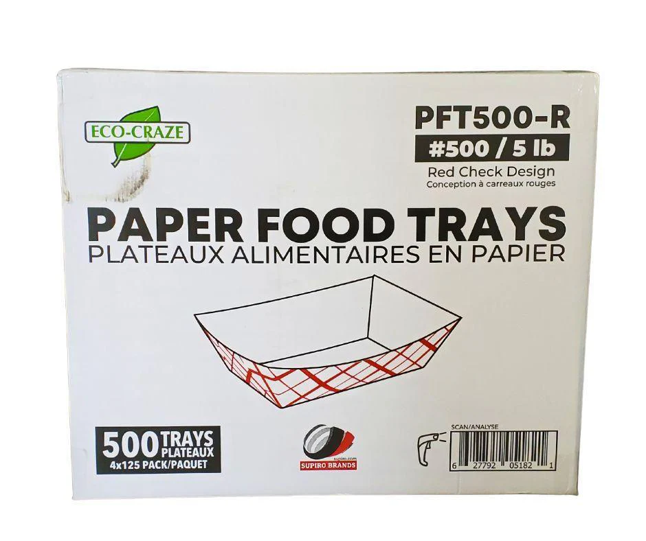 Eco-Craze - Food Trays - 5 lb - #500 - Image 4