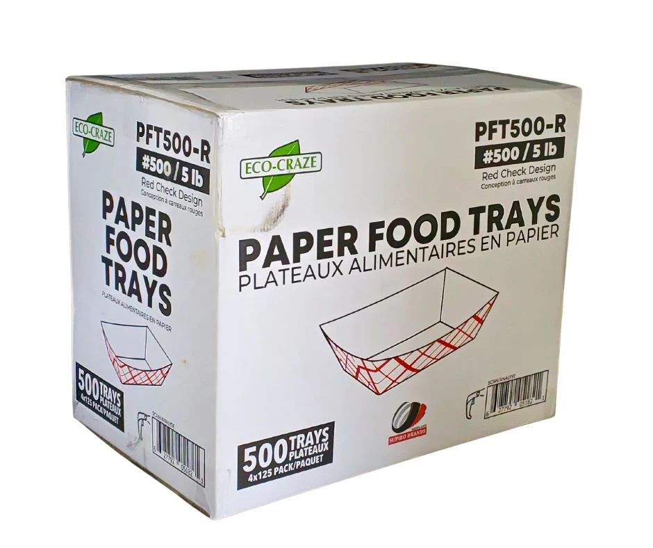 Eco-Craze - Food Trays - 5 lb - #500 - Image 5