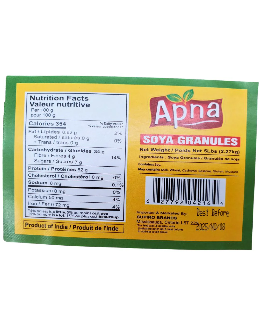 Apna - Soya Granules - 5 lbs - Image 3