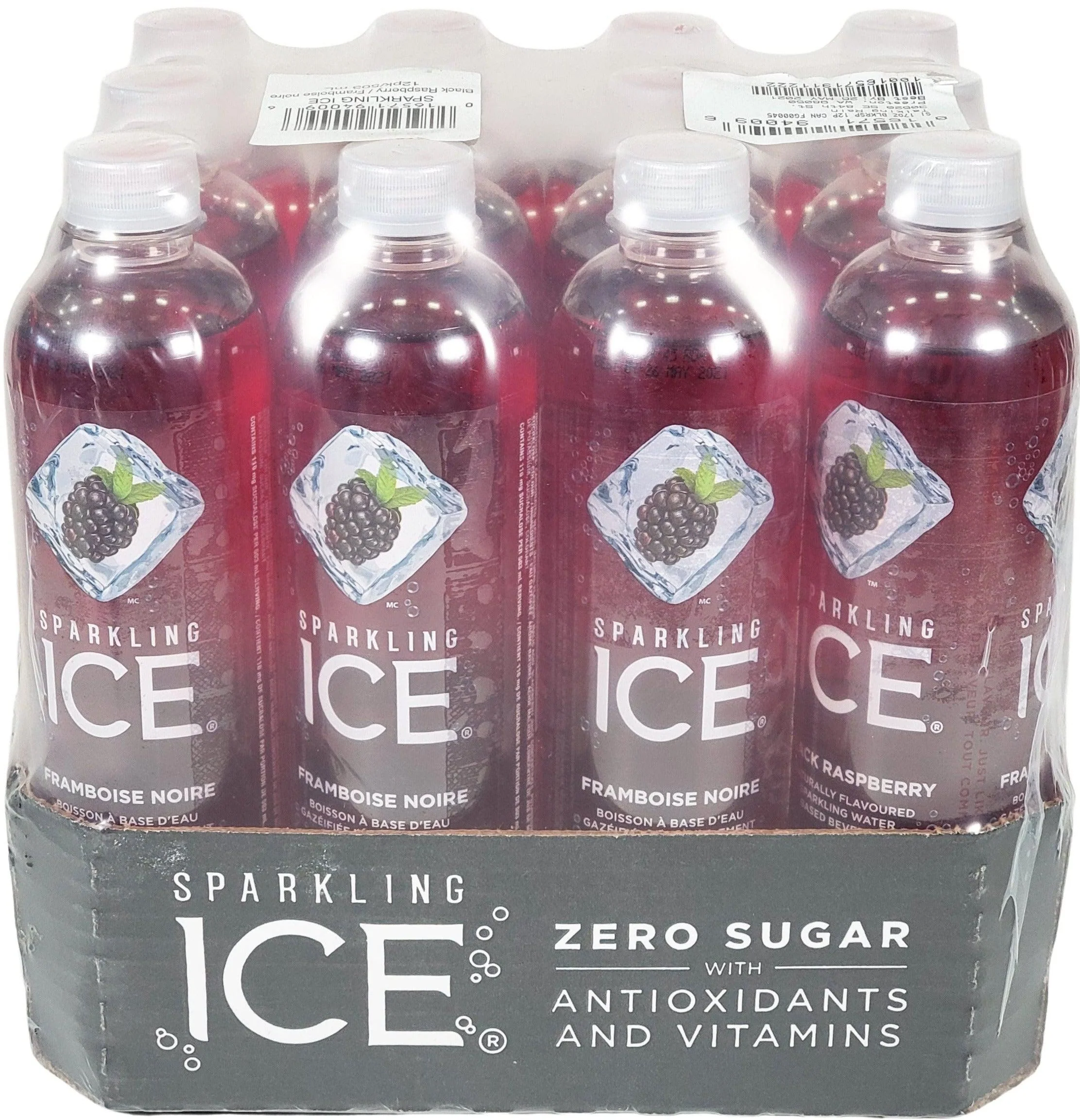 Sparkling Ice - Water Drink - Black Raspberry - Bottles - Image 3