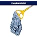 Spartano - 16oz Blue Synthetic Loop-End Mop Head - 3090 - Image 7