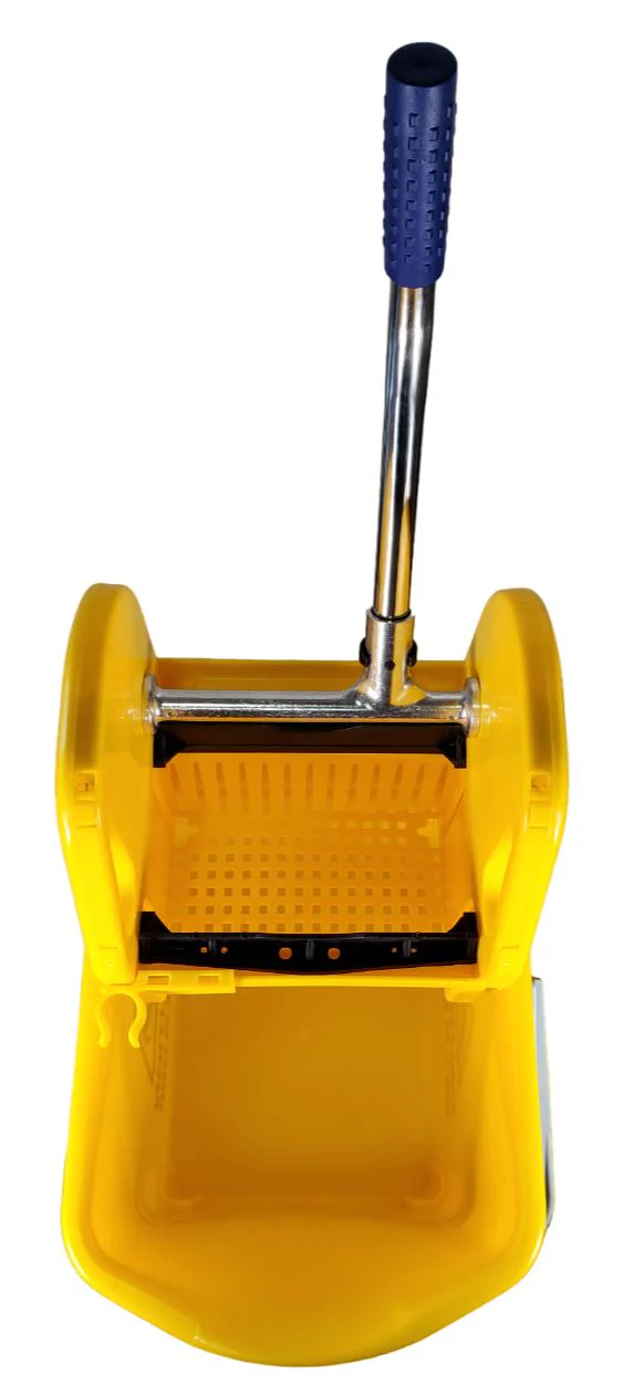 Spartano - HEAVY - 28L Mop Bucket W/ Down Press Wringer - Yellow - - Image 4