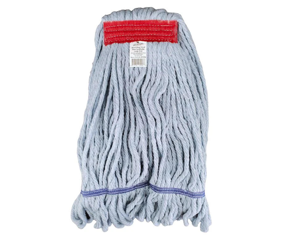 Spartano - 20oz Blue Synthetic Loop-End Mop Head - 3091 - Image 2