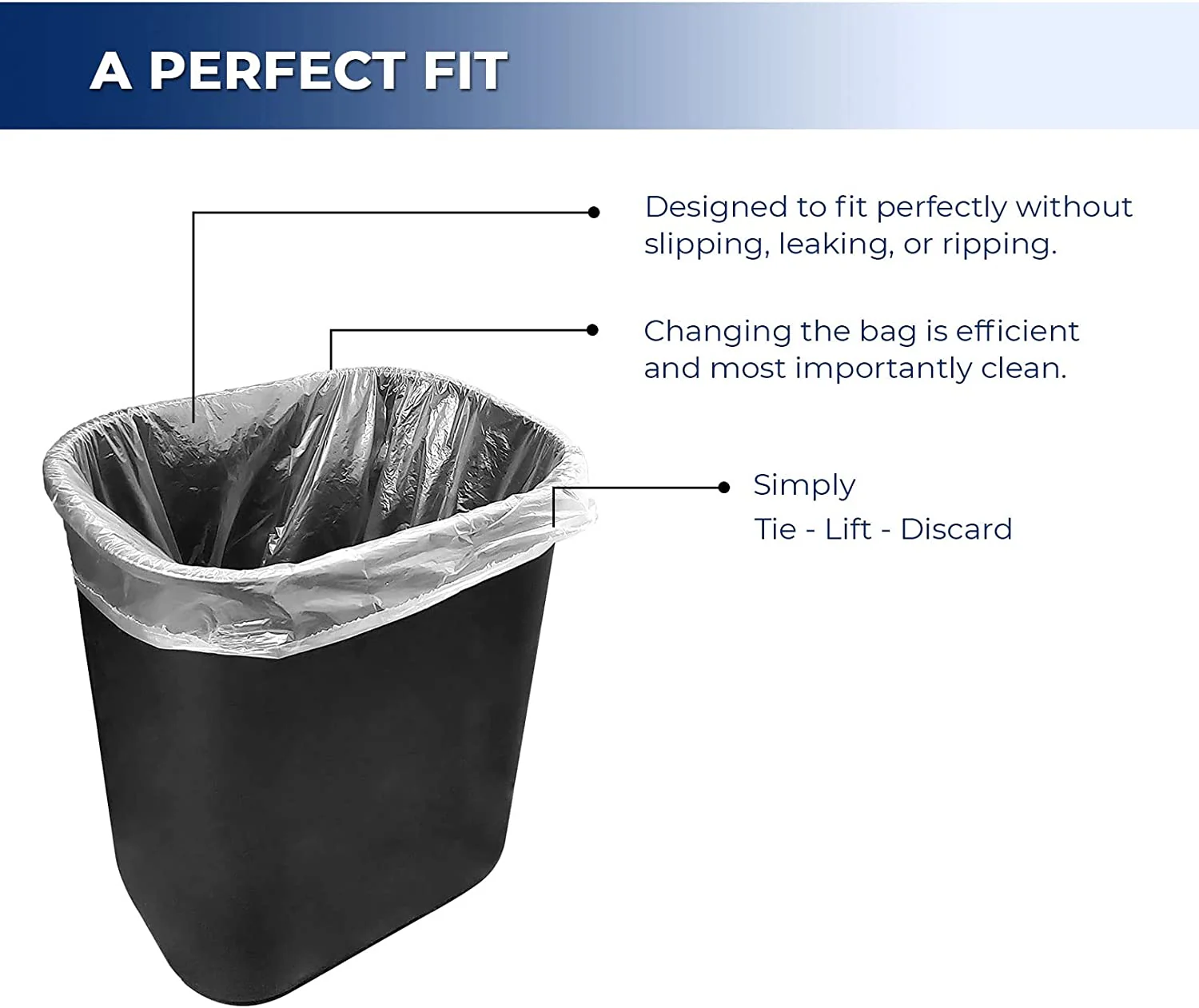 Spartano - Garbage Bags - Ex-Strong - Clear - 26"x36" - Image 5