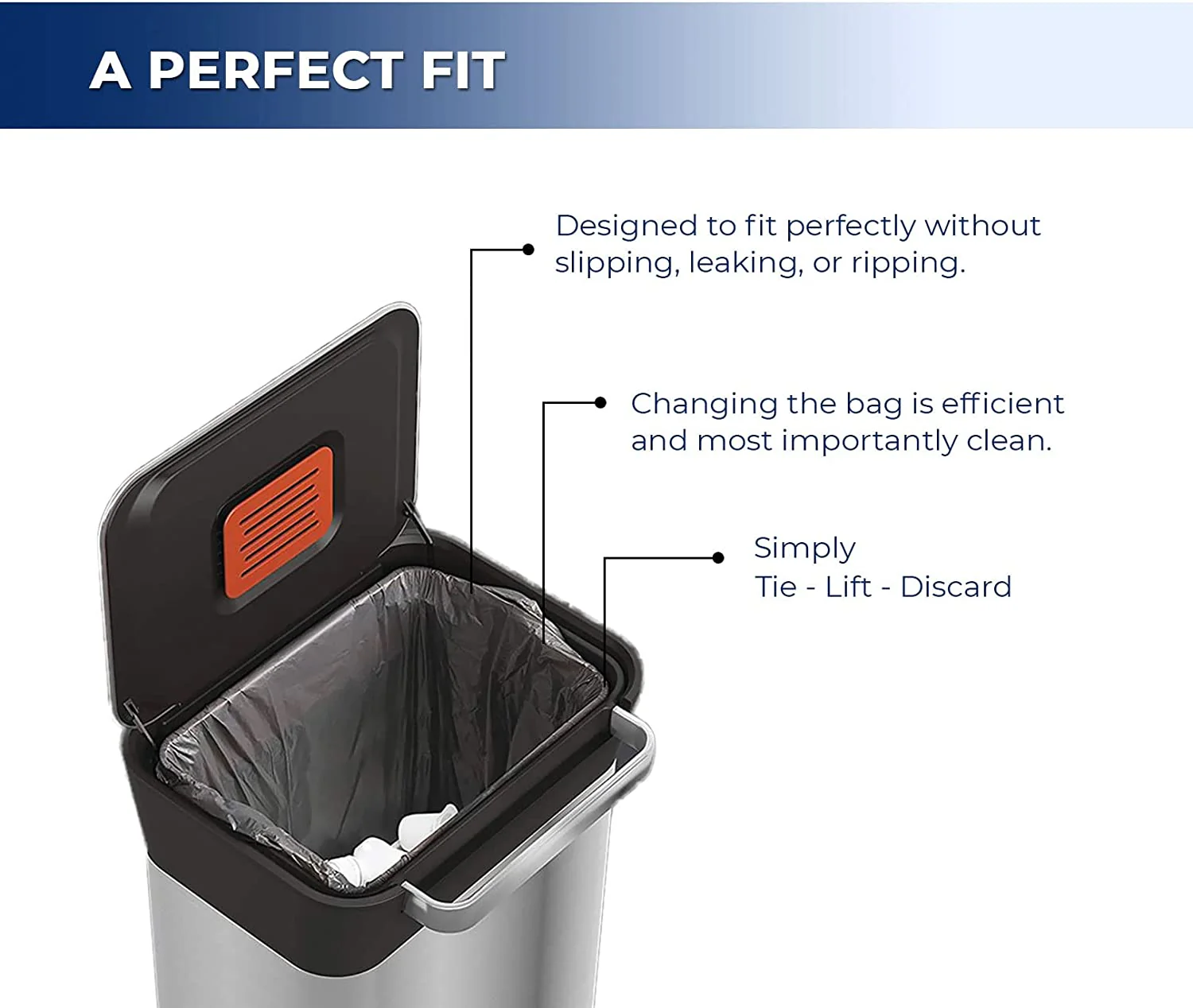 Spartano - Garbage Bags - Regular - Black - 42"x48" - Image 5