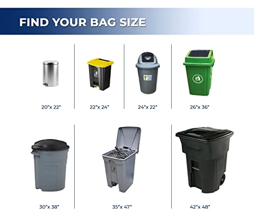 Spartano - Garbage Bags - Regular - Clear - 22"x24" - Image 4