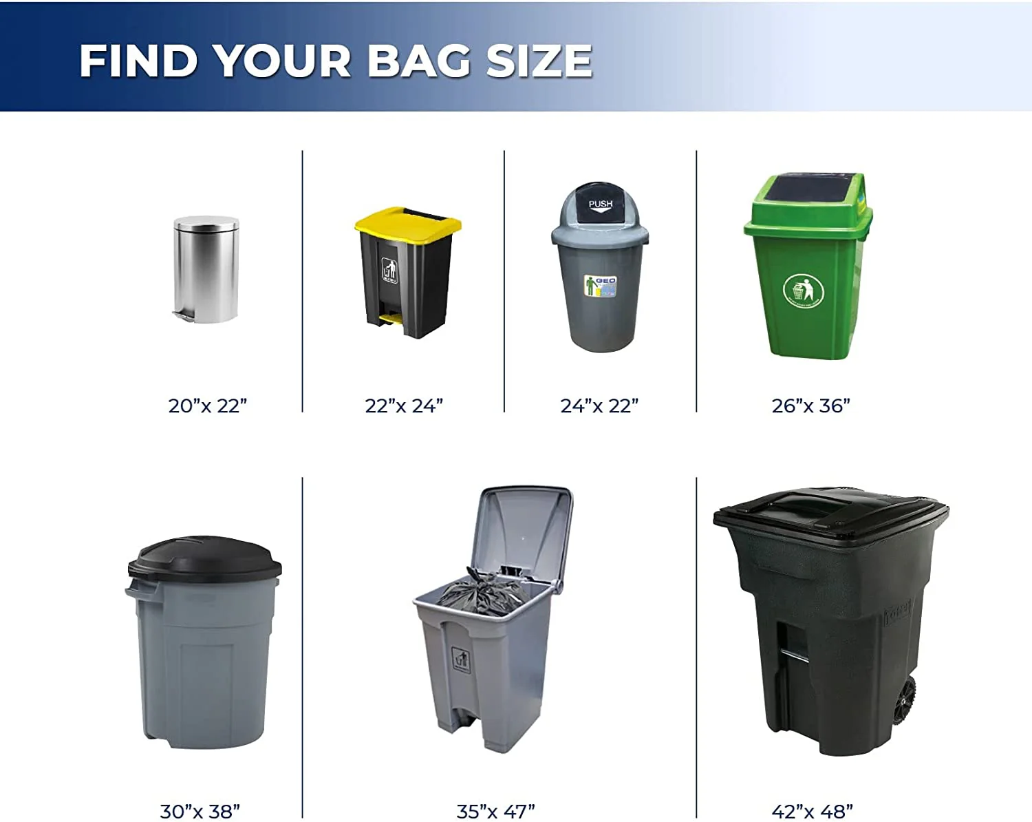 Spartano - Garbage Bags - Regular - Clear - 30"x38" - Image 6
