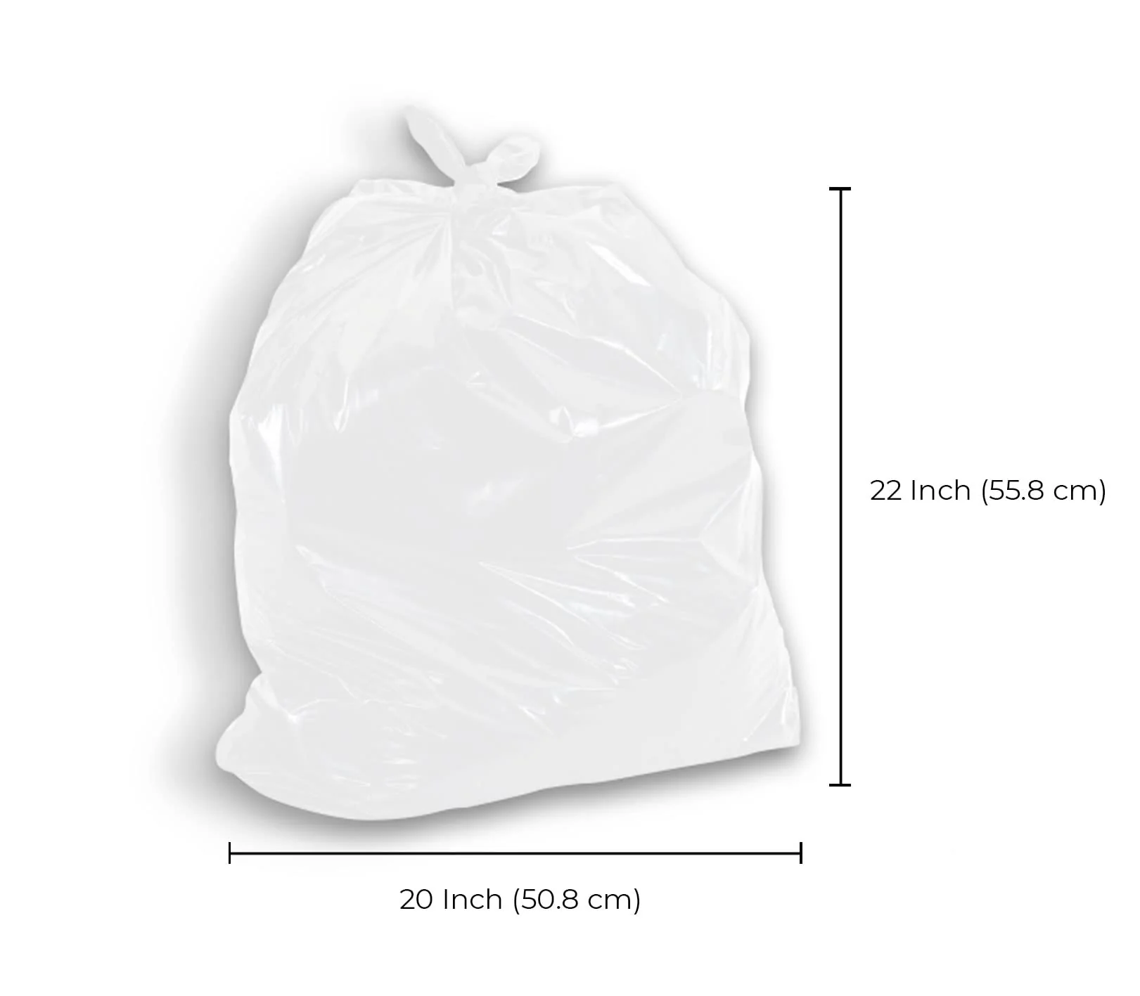 Spartano - Garbage Bags - Regular - White - 20"x22" - Image 2