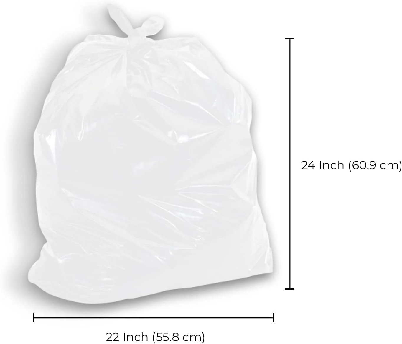 Spartano - Garbage Bags - Regular - White - 22"x24" - Image 2