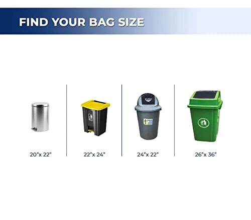 Spartano - Garbage Bags - Regular - White - 24"x22" - Image 3