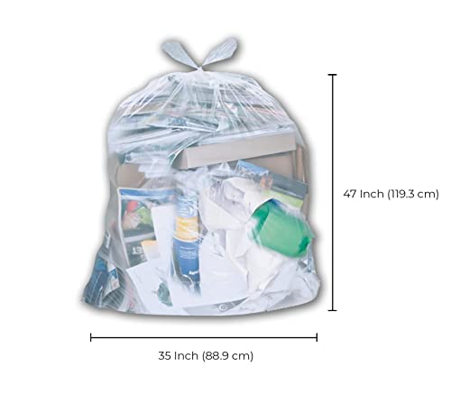 Spartano - Garbage Bags - Strong - Clear - 35"x47" - Image 3