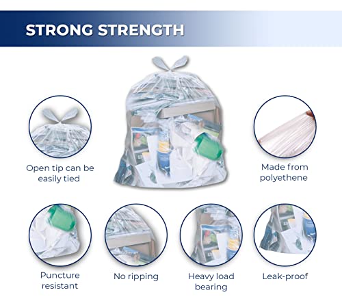 Spartano - Garbage Bags - Strong - Clear - 35"x47" - Image 8