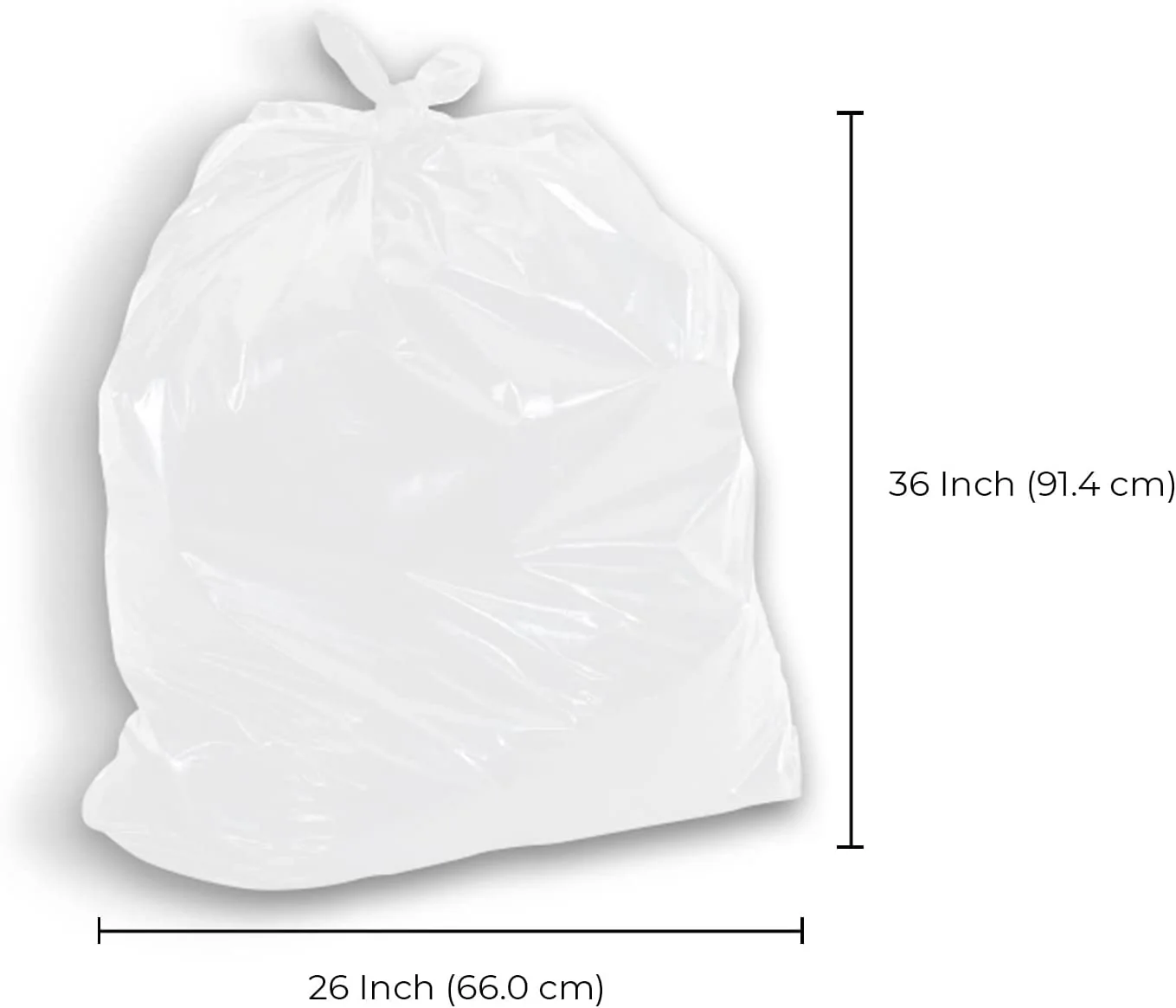 Spartano - Garbage Bags - Strong - White - 26"x36" - Image 2