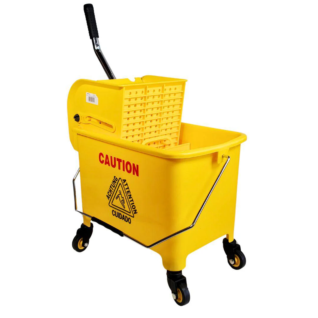 Spartano - 19L Mop Bucket with Down Press Wringer - Yellow - 4940 - Image 2