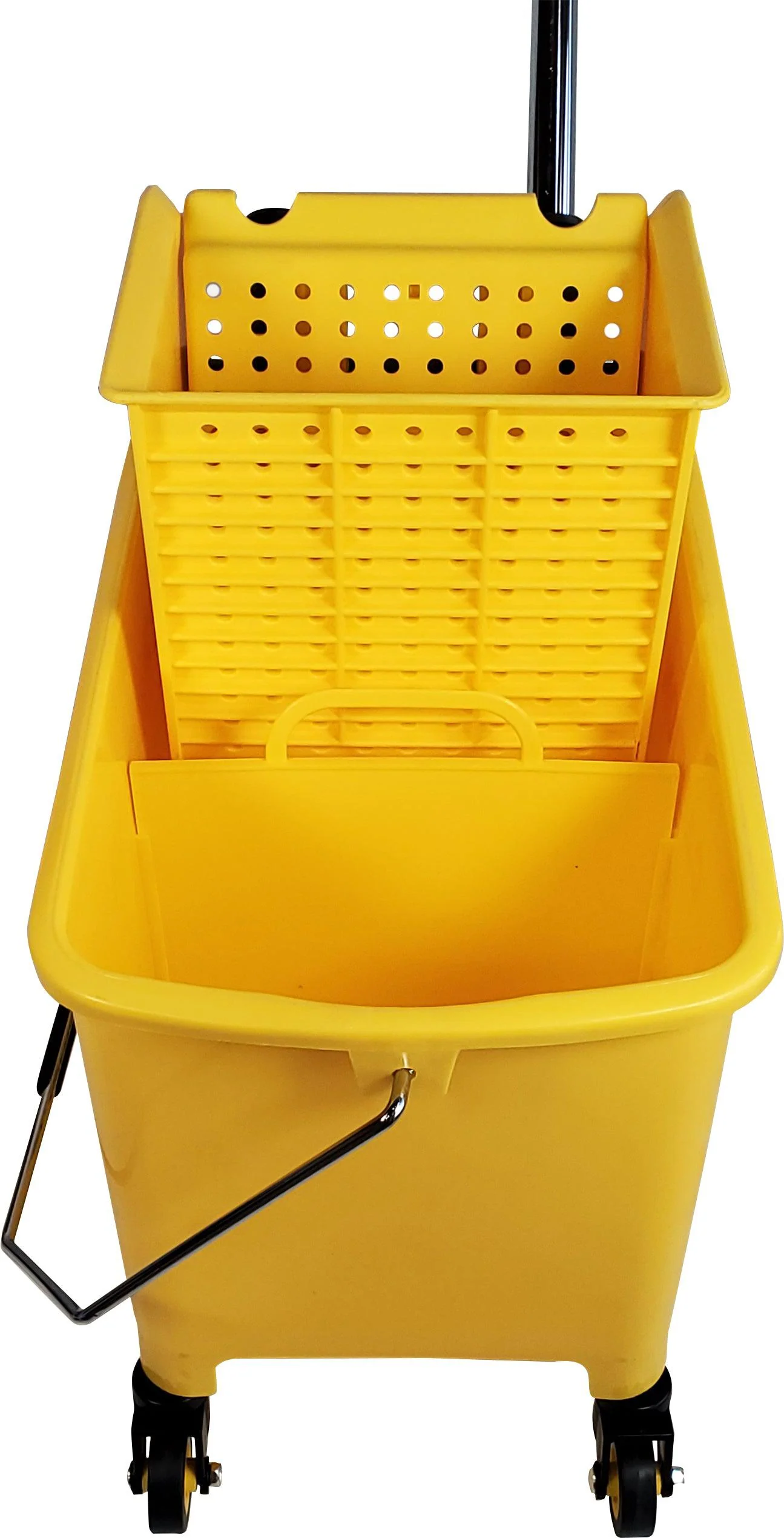 Spartano - 19L Mop Bucket with Down Press Wringer - Yellow - 4940 - Image 4