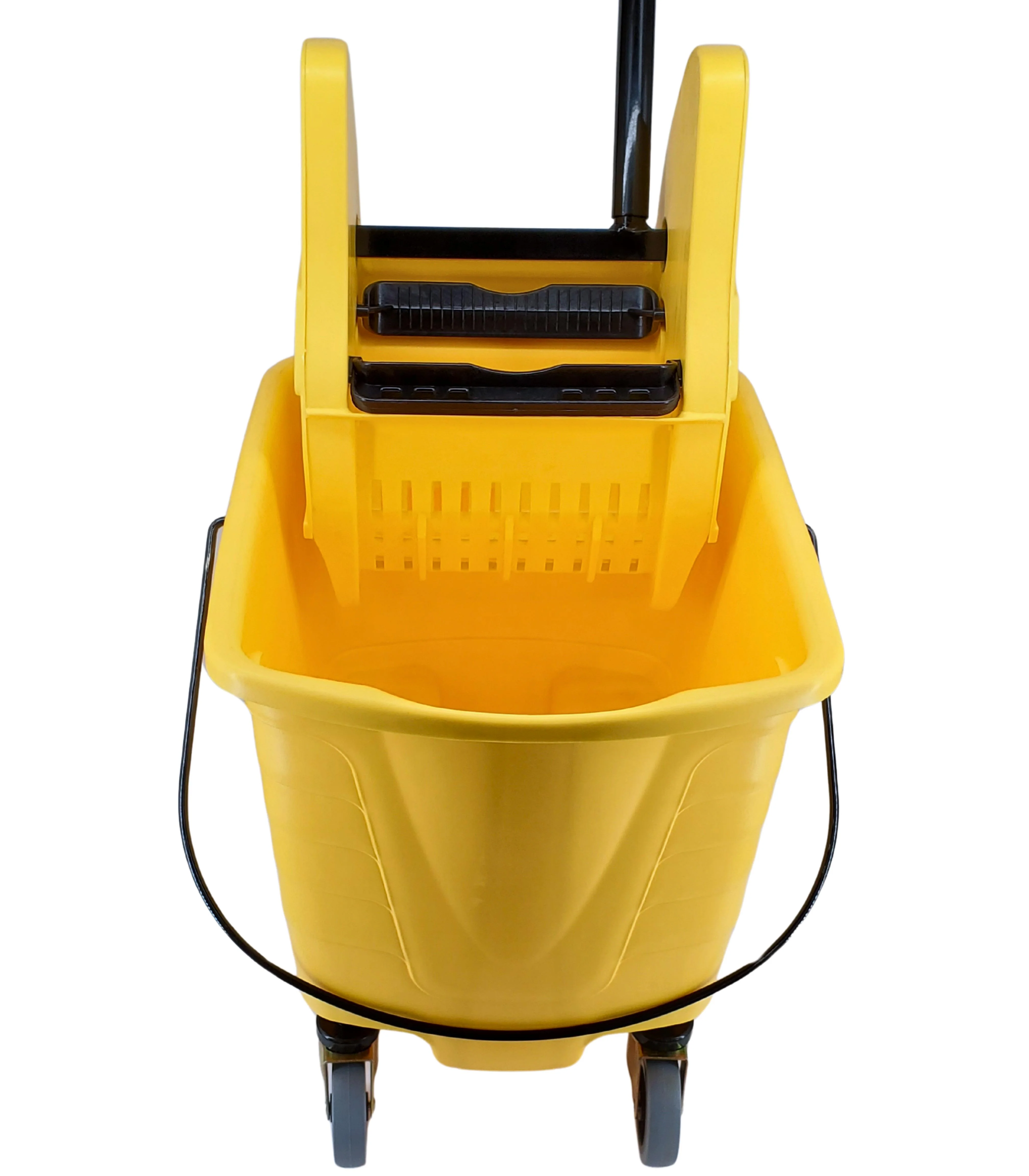 Spartano - 27L Mop Bucket with Down Press Wringer - Yellow - 4939 - Image 3