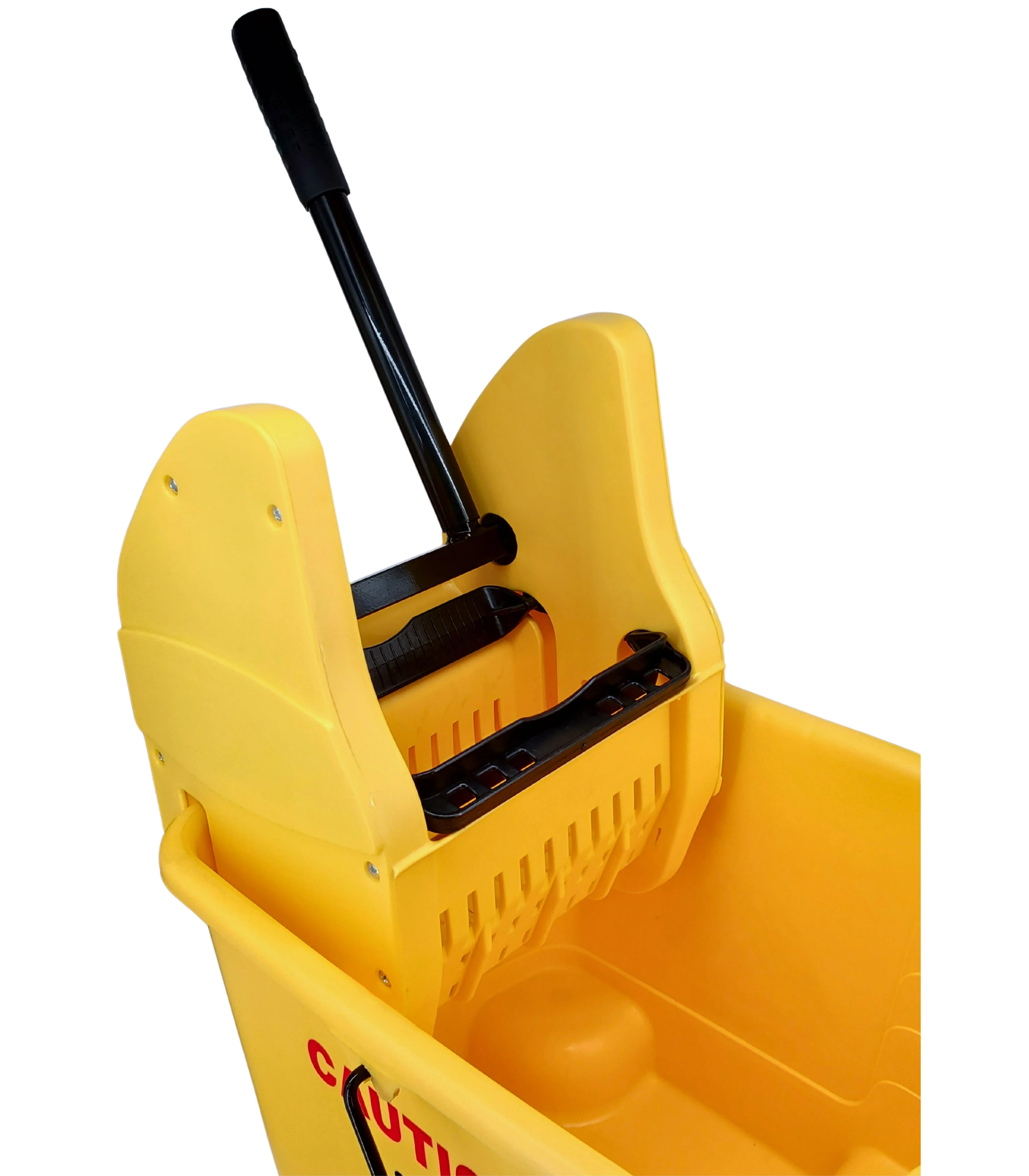 Spartano - 27L Mop Bucket with Down Press Wringer - Yellow - 4939 - Image 6