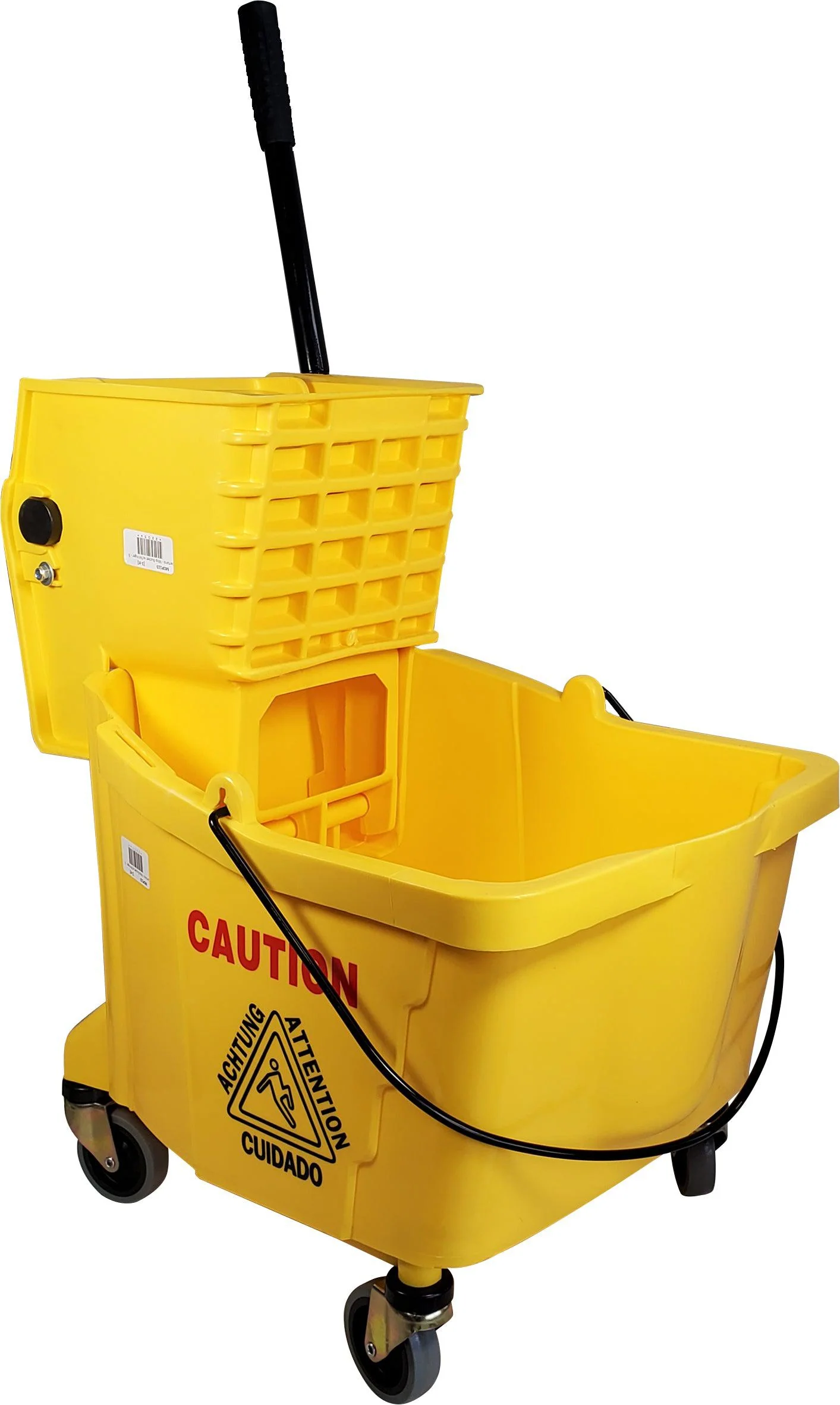 Spartano - 32L Mop Bucket with Side Press Wringer  - Yellow - 4937 - Image 2