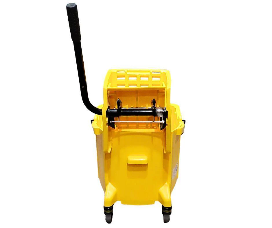 Spartano - 32L Mop Bucket with Side Press Wringer  - Yellow - 4937 - Image 4