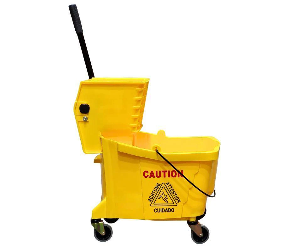Spartano - 32L Mop Bucket with Side Press Wringer  - Yellow - 4937 - Image 7