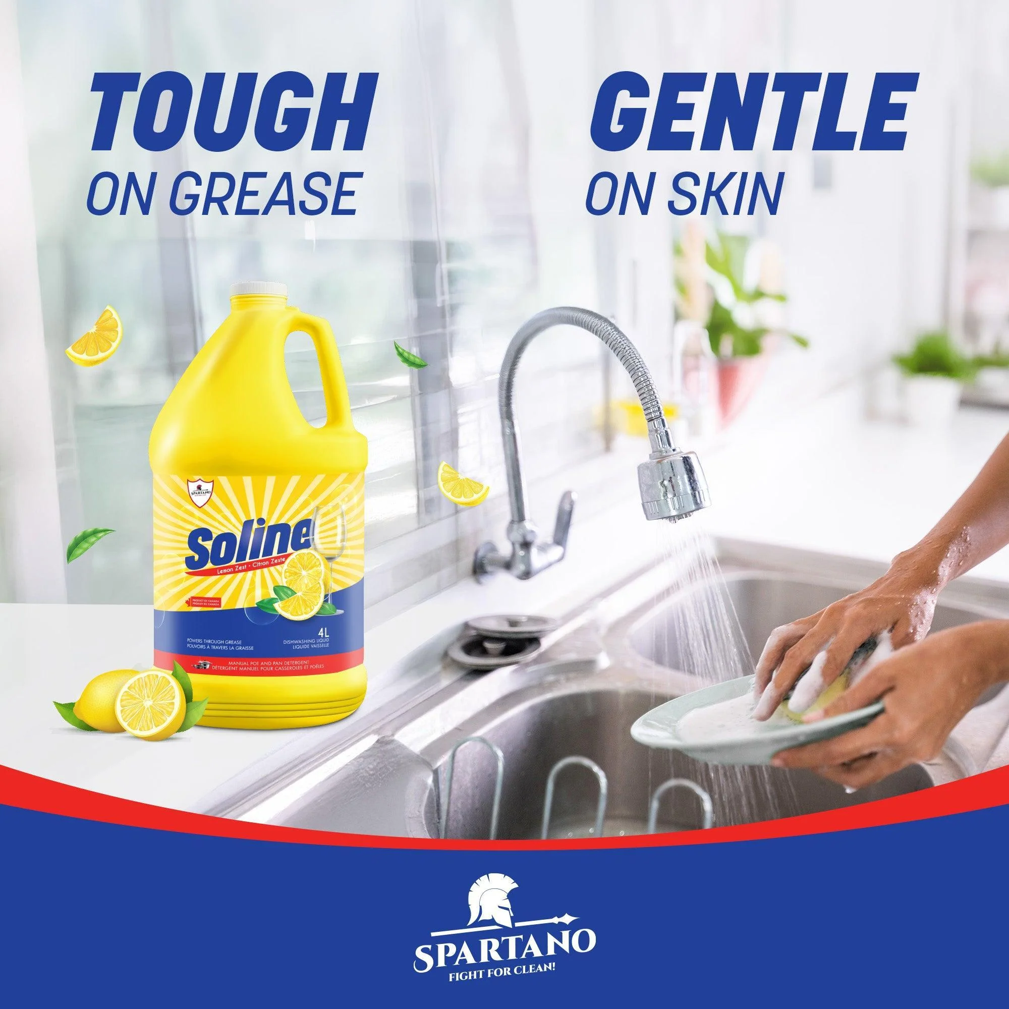 Spartano - Soline - Hand Dishwashing Liquid - Lemon - Image 3