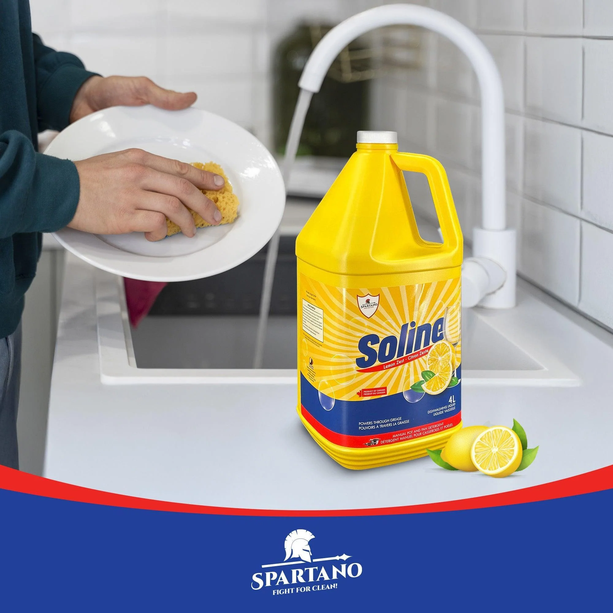 Spartano - Soline - Hand Dishwashing Liquid - Lemon - Image 5