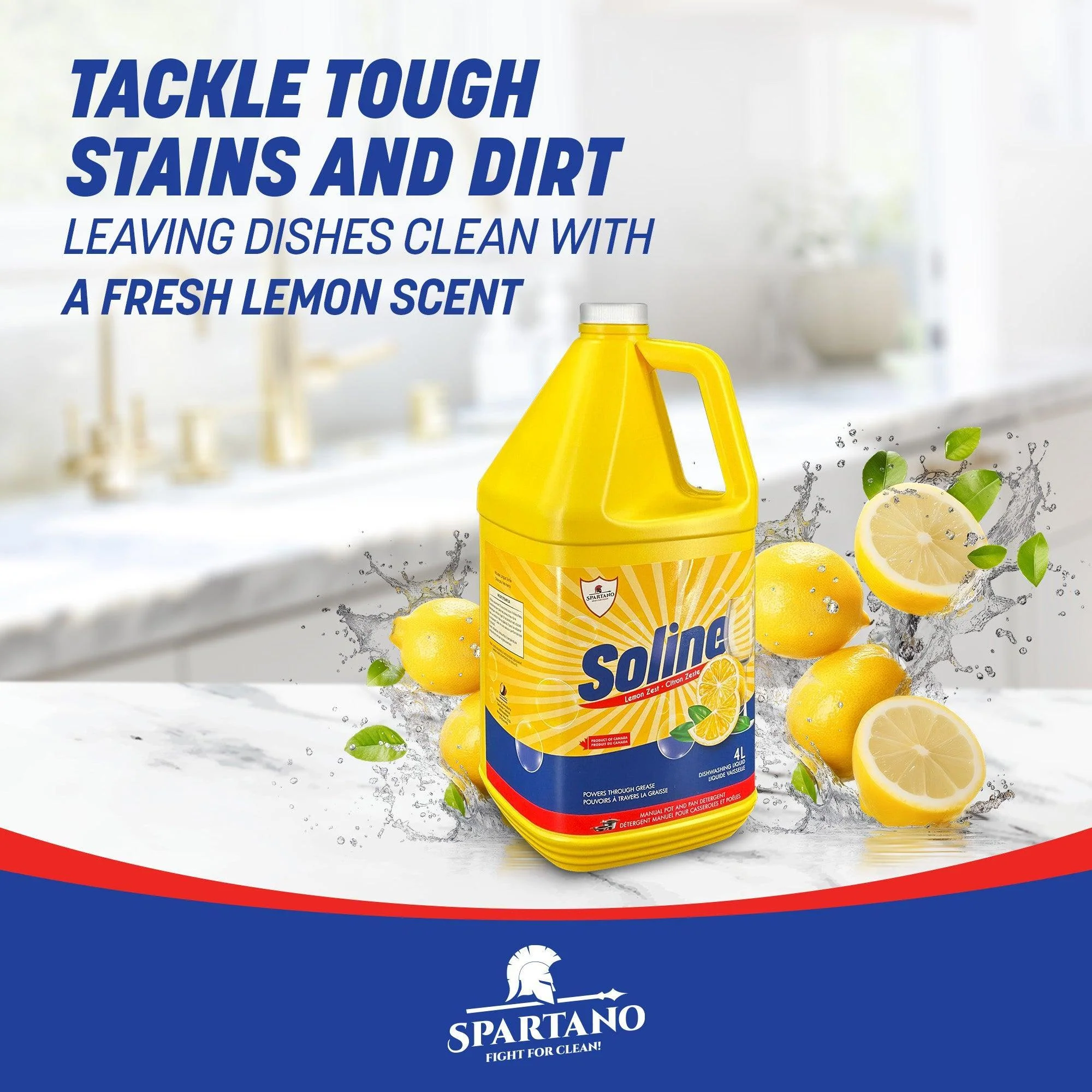 Spartano - Soline - Hand Dishwashing Liquid - Lemon - Image 6