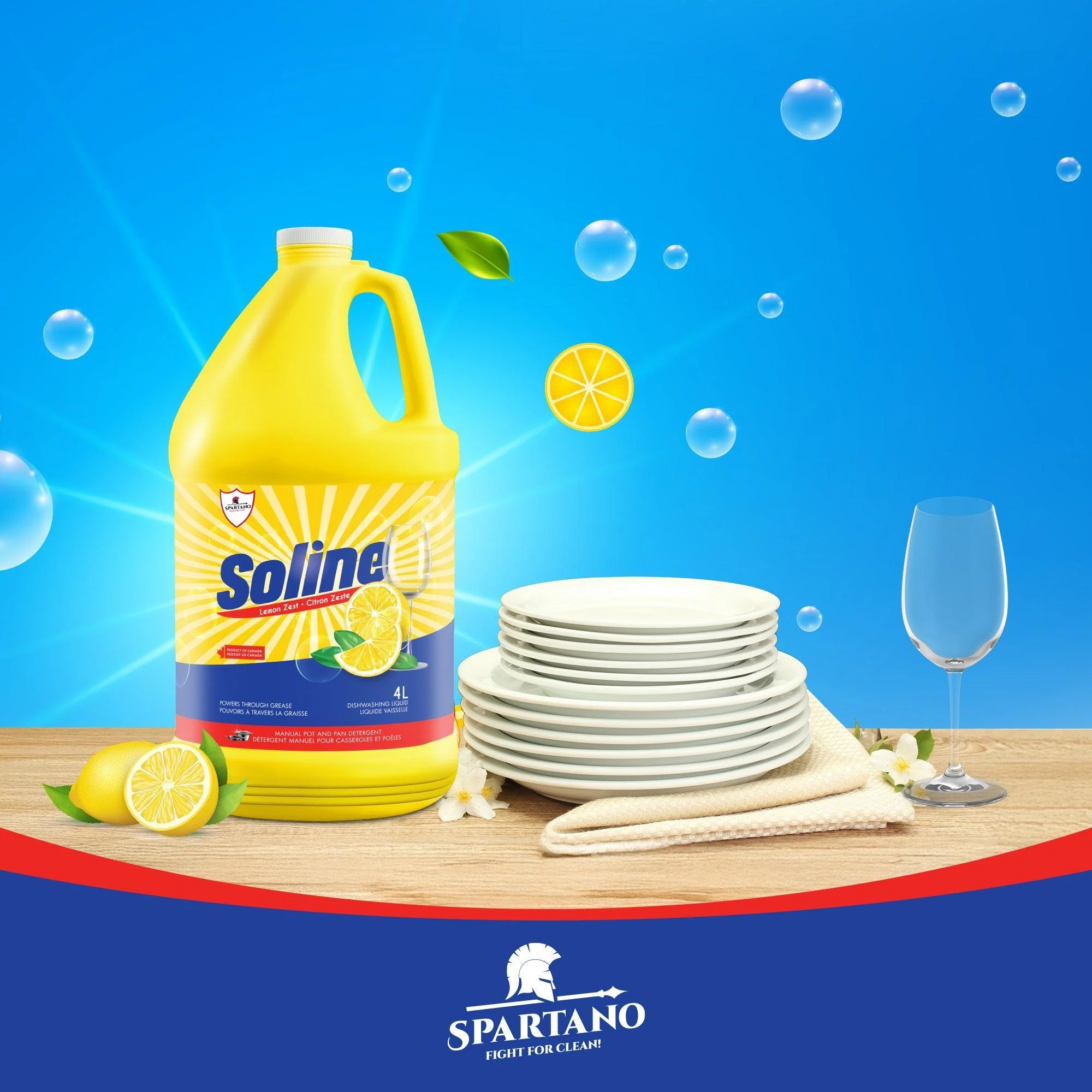 Spartano - Soline - Hand Dishwashing Liquid - Lemon - Image 8