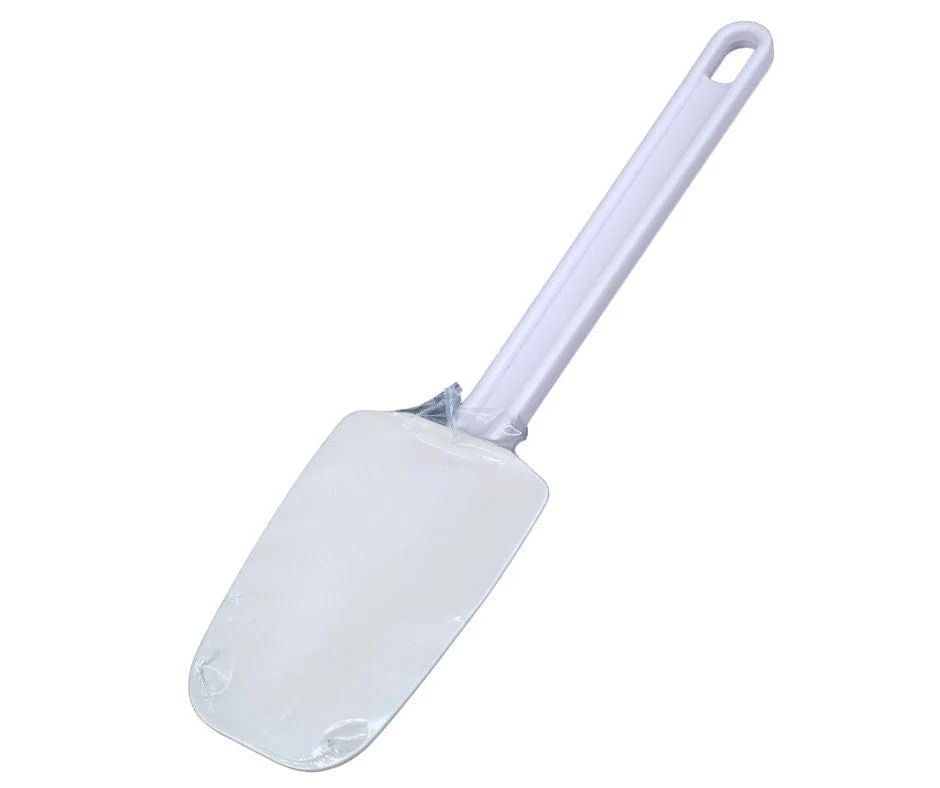 Plastic Scraper - 10" Bowl Shape - White Handle - Image 2