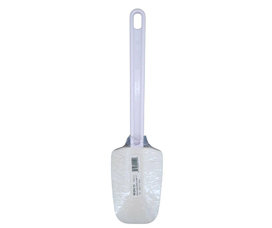 Plastic Scraper - 10" Bowl Shape - White Handle - Image 3