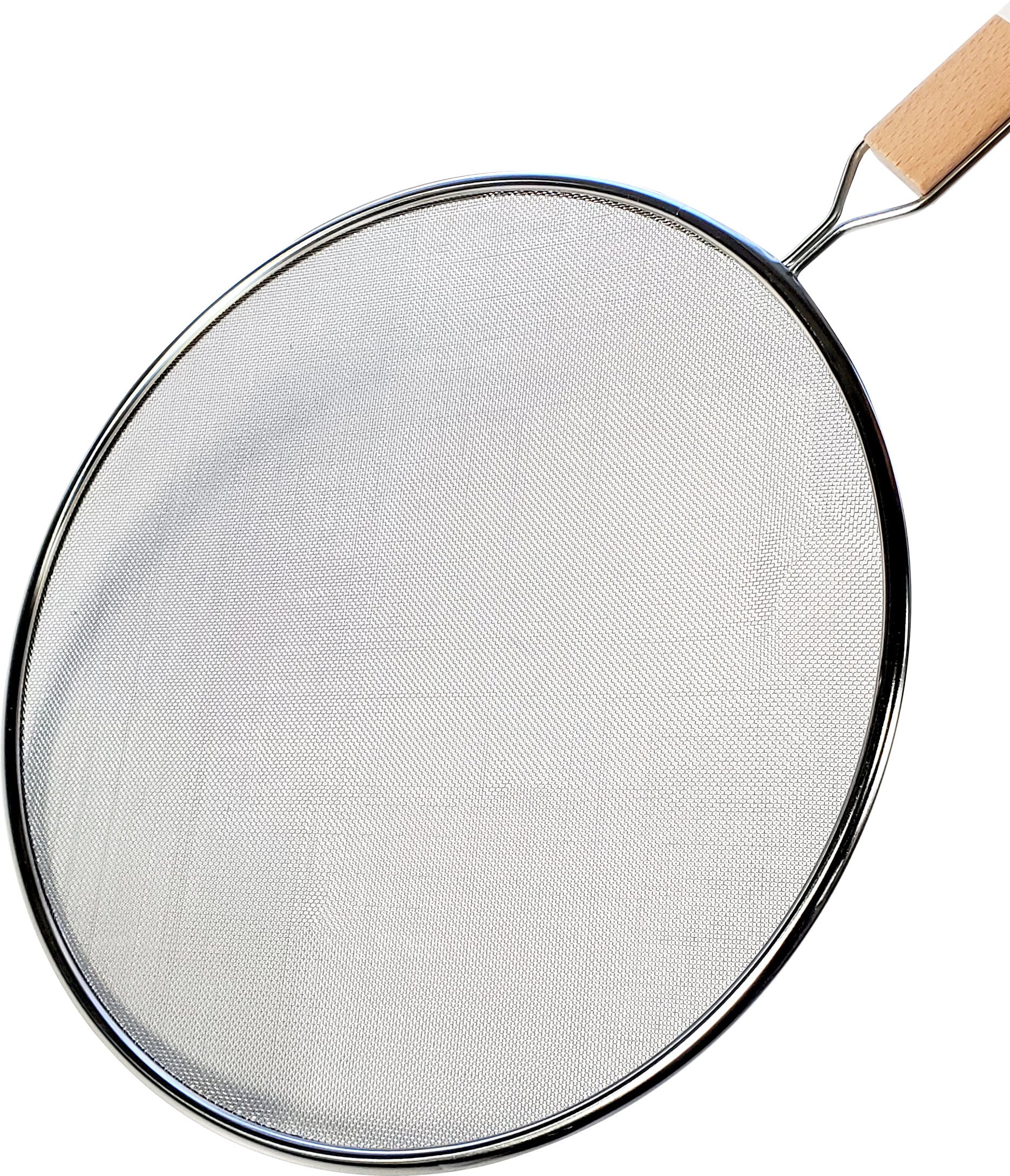 Splatter Screen 10" - Wood Handle - Image 2