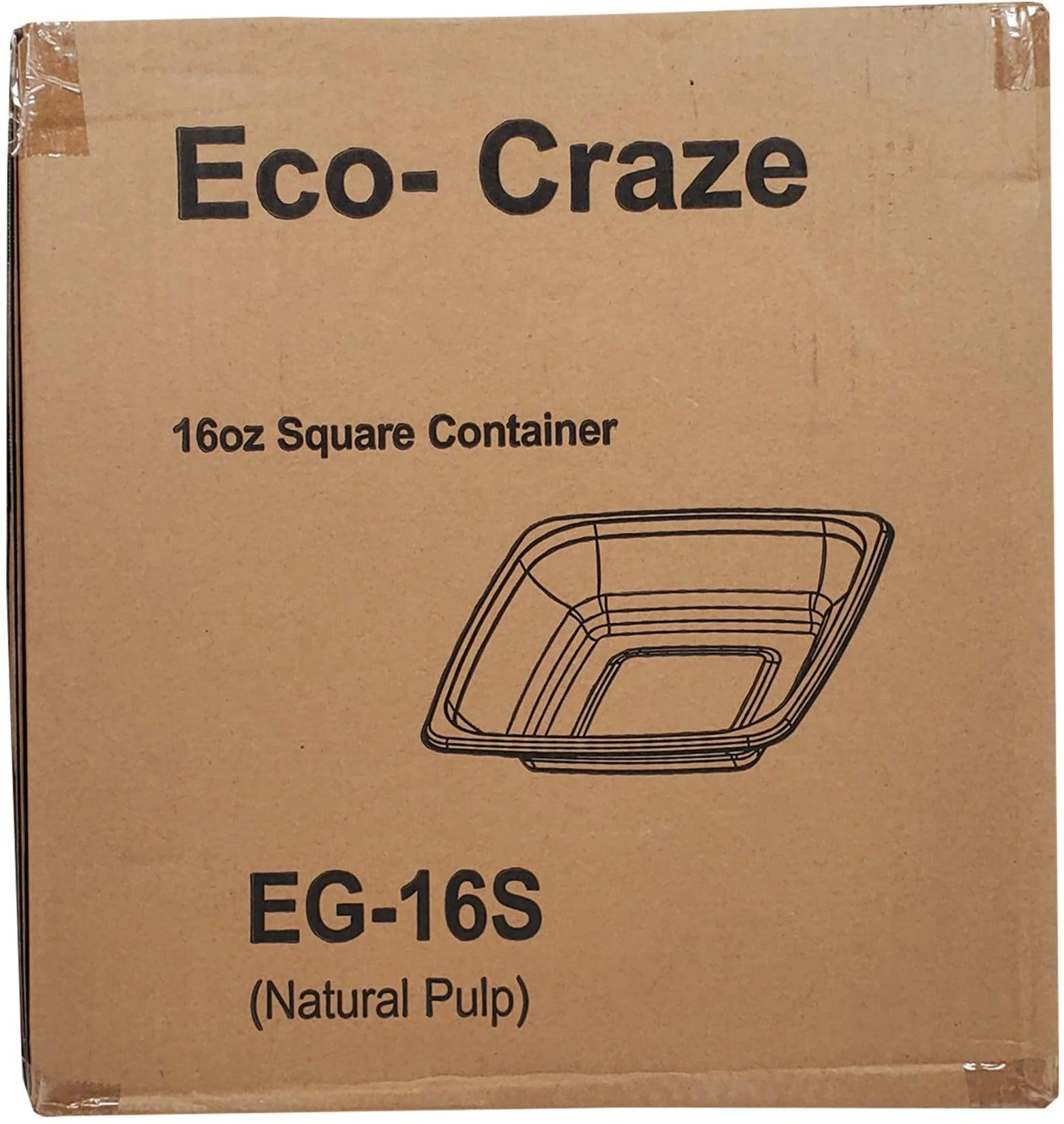 Eco-Craze - Square Bowl 16oz - Image 5