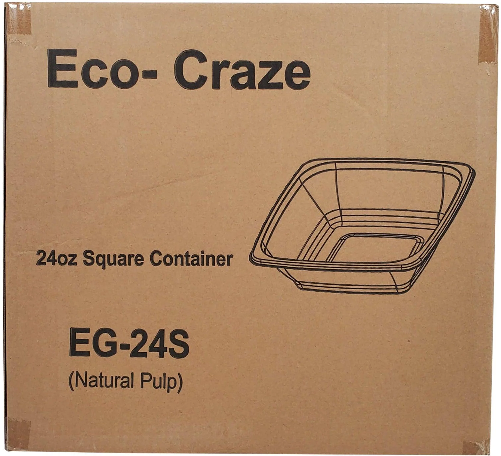 Eco-Craze - Square Bowl 24oz - Image 6