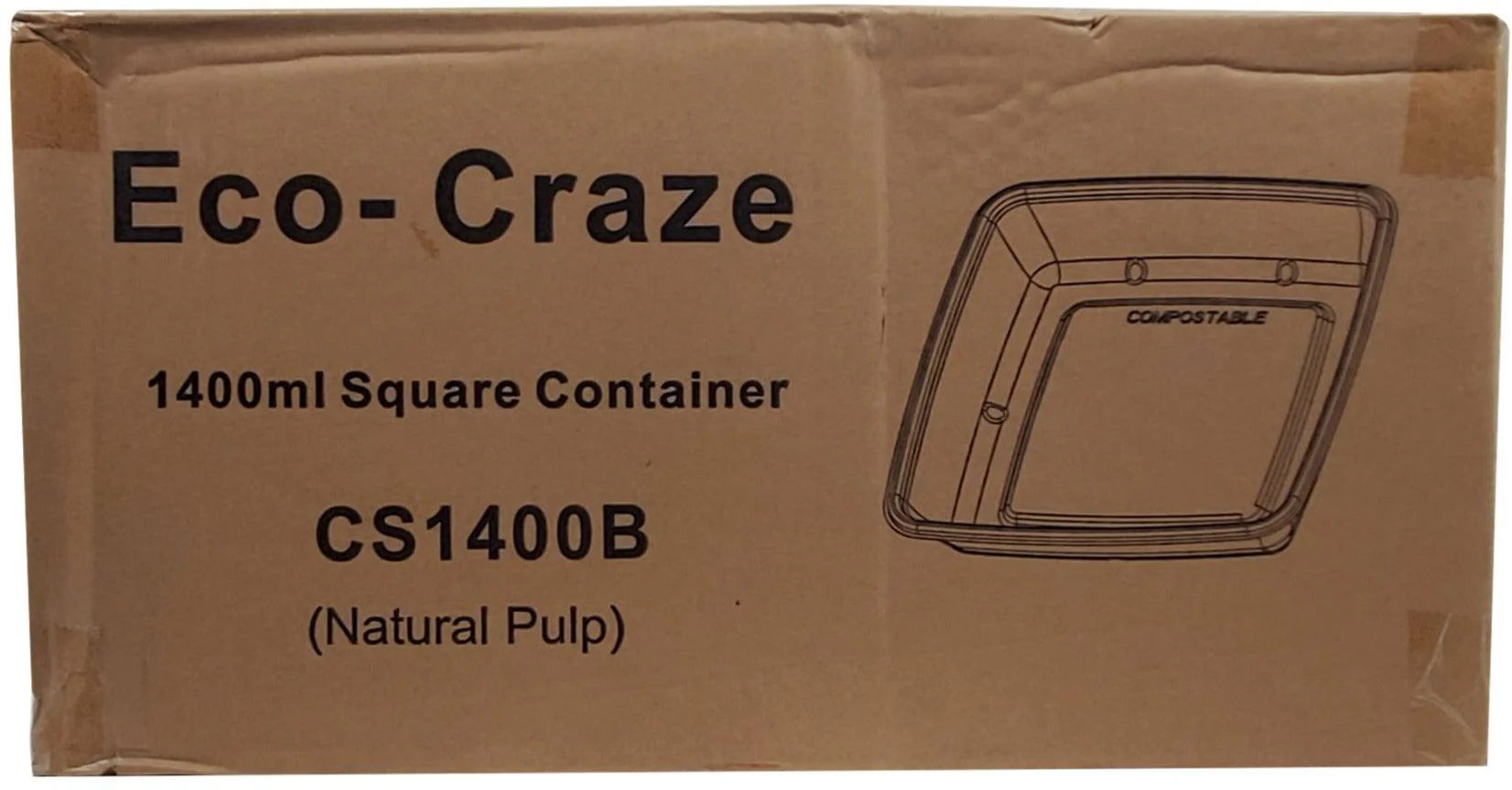 Eco-Craze - Square Container 1400ml - Image 5