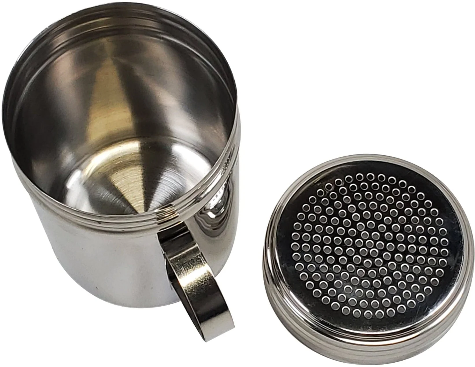 Dredger 10oz - Stainless Steel w/Handle - Image 2