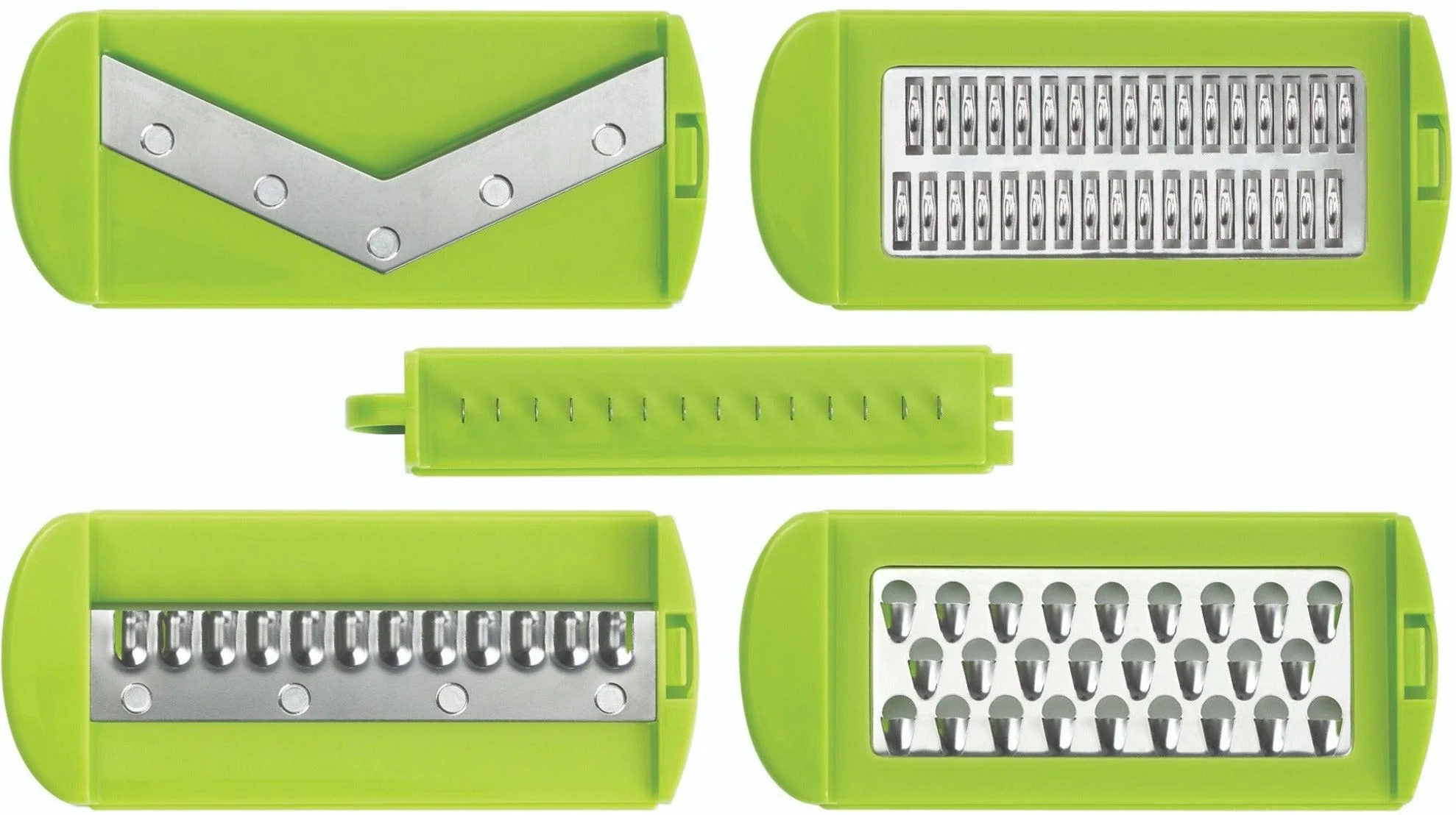 Starfrit - Mandoline Slicer - 5 Blades - Green/White - Image 4
