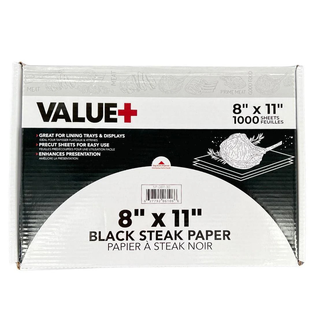Value+ - Steak Paper - Black - 8"x11" - Image 3
