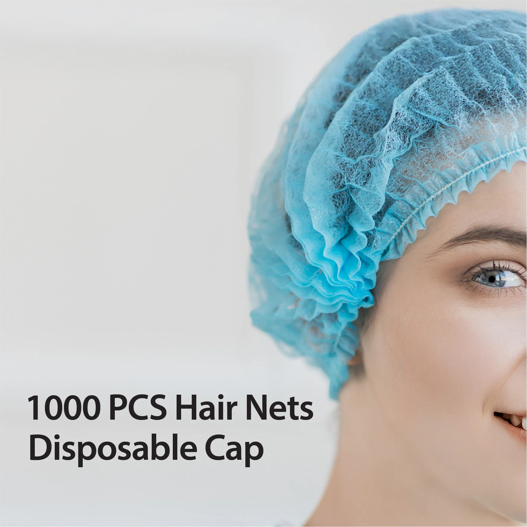 Rhino - 21" Bouffant Cap, Blue - BCAP21-BL - Image 8
