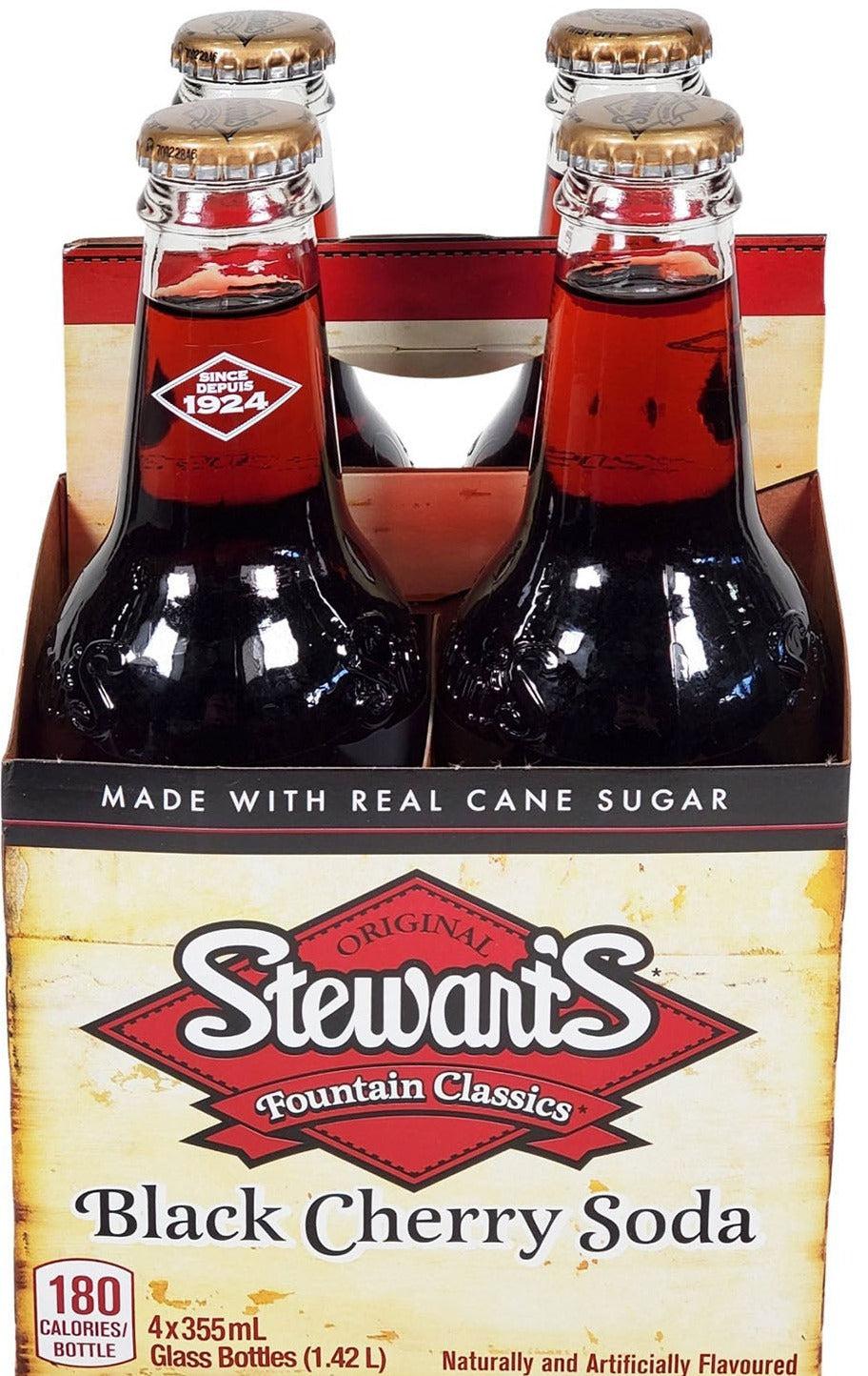 Stewarts - Black Cherry Soda - Bottles - Image 2