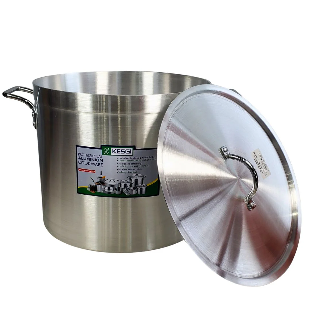 Stock Pot 32L - 4mm - 14"x13" w/Lid - Image 2