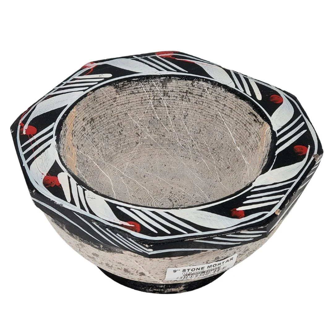 Stone Mortar - 9" Bowl - Image 2
